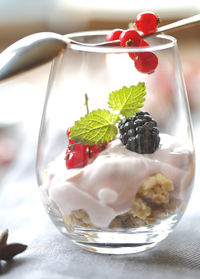 Close-up of dessert on plate