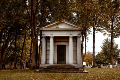 Entrance of building