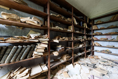 Abandoned library