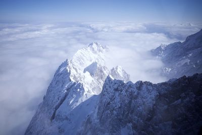 Zugspitze, the highest alps in southern germany.