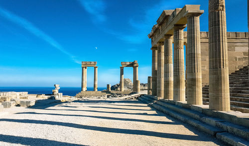 Roman ruins in greece