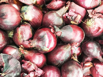 Full frame shot of fruits for sale at market stall