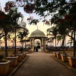 Footpath leading to gazebo