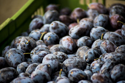 Full frame shot of fruits at market stall