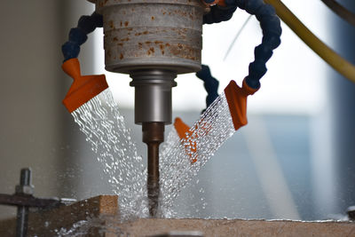 Low angle view of fountain