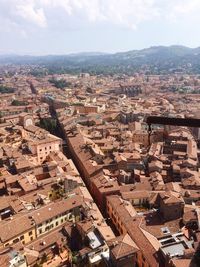 High angle view of cityscape