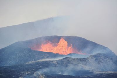 Fagradalsfjall volcano iceland