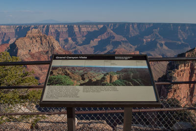 Scenic view of mountain range