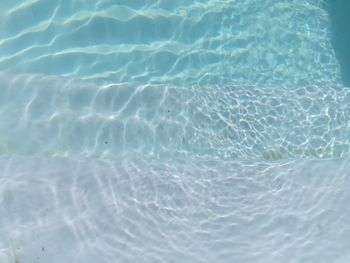 Full frame shot of water in swimming pool