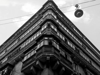 Low angle view of building against sky