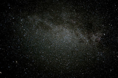Star field against sky at night