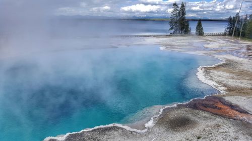 Hot spring, yellowstone 