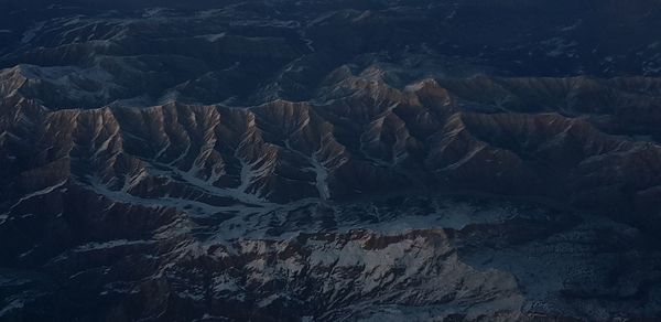 Full frame shot of rocks on mountain