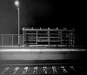 Built structure at night