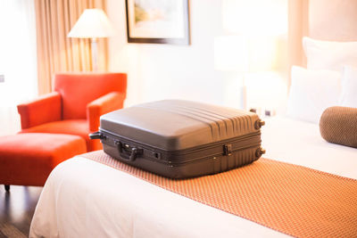 Suitcase in room 