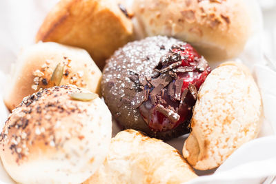 Close-up of ice cream in plate