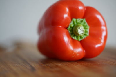 Close-up of tomatoes on table