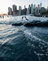 View of city at waterfront