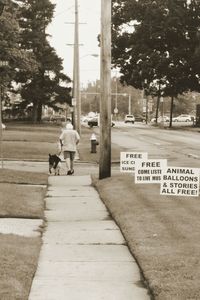Woman standing in park