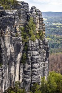 View of rock formations