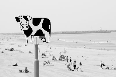 People enjoying at beach