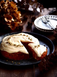 Close-up of cake