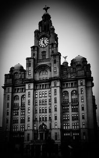 Low angle view of clock tower