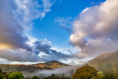 Panoramic view of landscape against sky