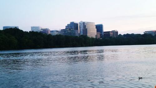 River with buildings in background