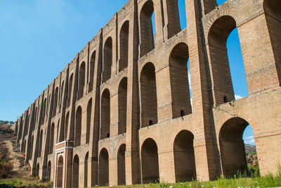 Low angle view of historical building against sky