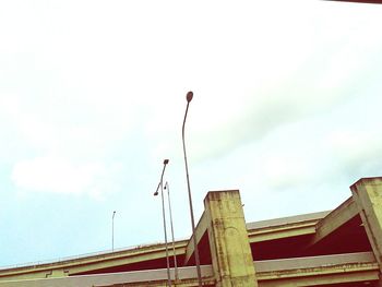 Low angle view of building against sky