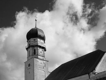 Low angle view of building against sky