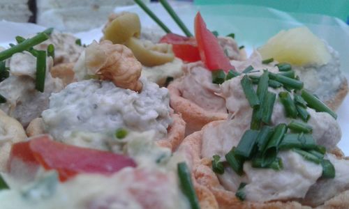 Close-up of salad in plate