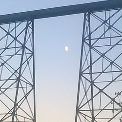 Low angle view of built structure against clear sky