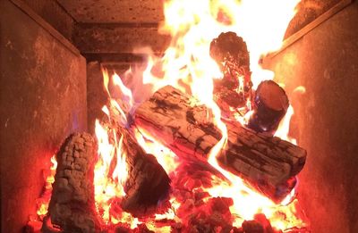 Bonfire at night