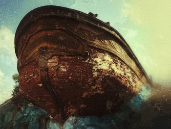 Low angle view of built structure against the sky