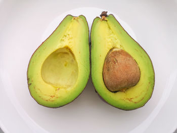 Close-up of fruits in plate