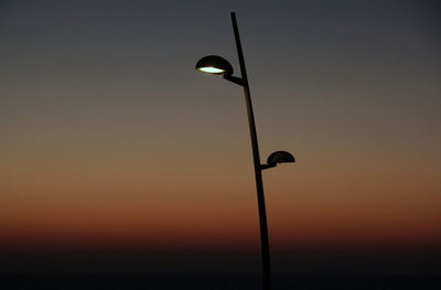 Silhouette of water against sky