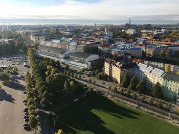 Aerial view of cityscape