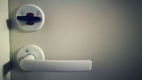 Close up of electric lamp