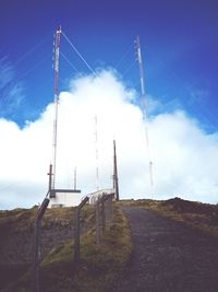 Traditional windmill against the sky