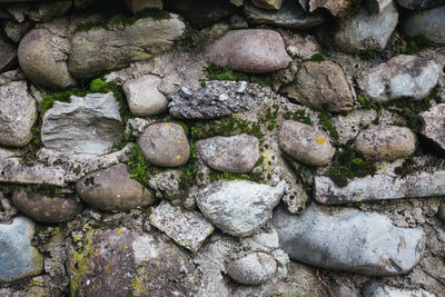 Full frame shot of stones