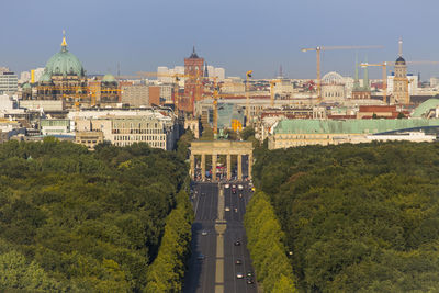 Buildings in city