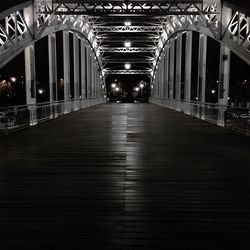 Illuminated tunnel