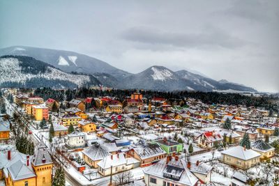 Houses in town