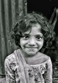 Portrait of smiling girl