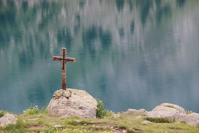 Scenic view of lake