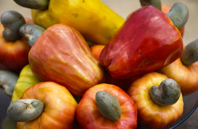 Close-up of fruits for sale in market