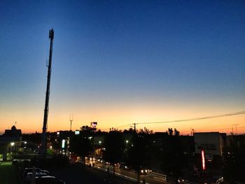 Road against sky at dusk