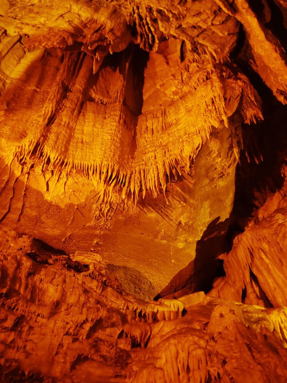 LOW ANGLE VIEW OF CAVE